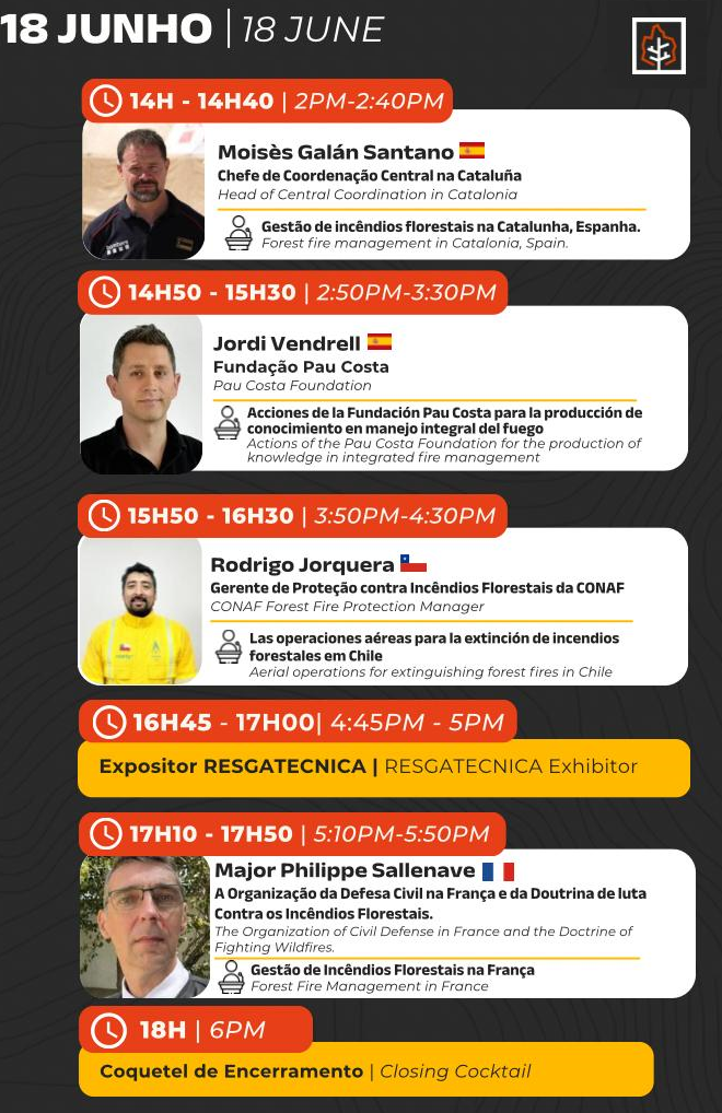 Programação de 18/06 - Tarde - 